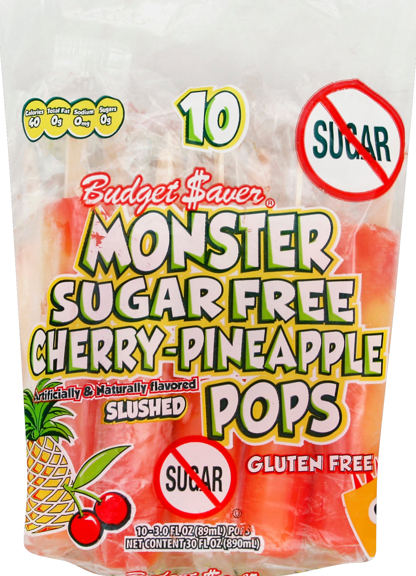 Budget Saver Monster Pops 10 ea