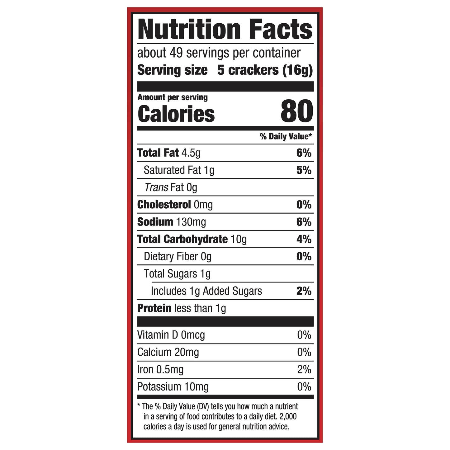 MONDELEZ GLOBAL LLC (SNACKS US) Ritz Crackers Party Size Carton HFS 581263 BE Update 27.4oz English