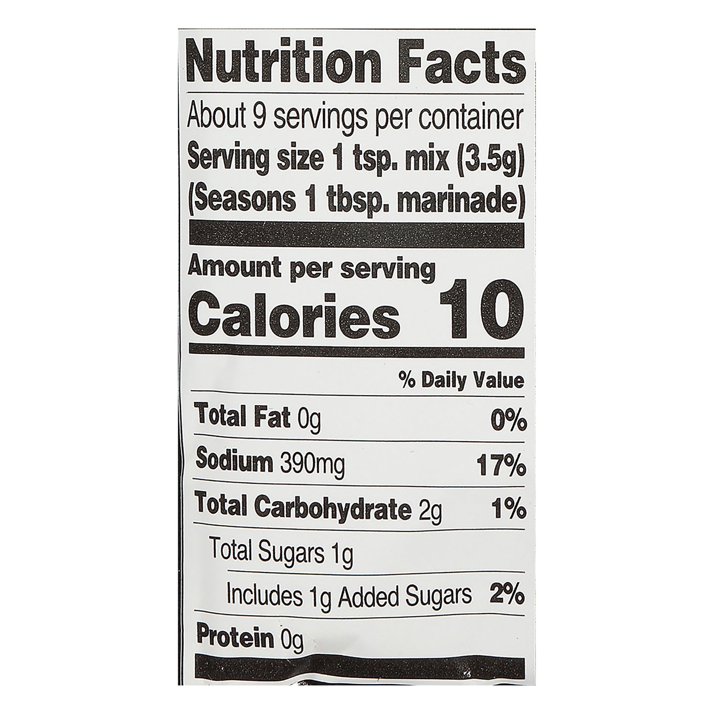 McCormick Mojito Lime Marinade Mix 1.06 oz