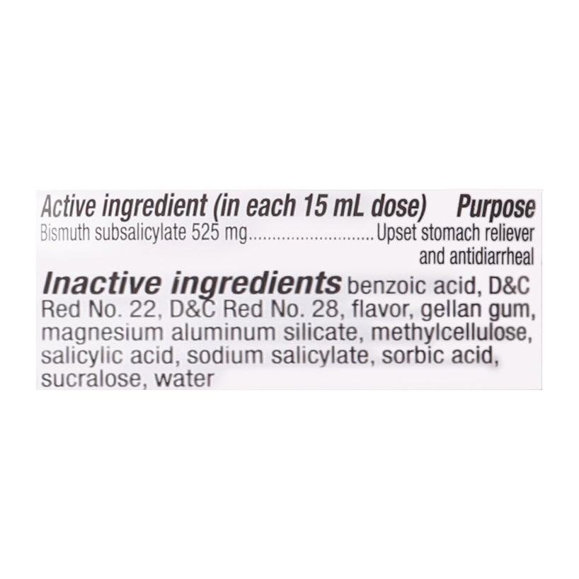 Pepto Bismol Ultra Upset Stomach Reliever/Antidiarrheal 8 fl oz Bottle