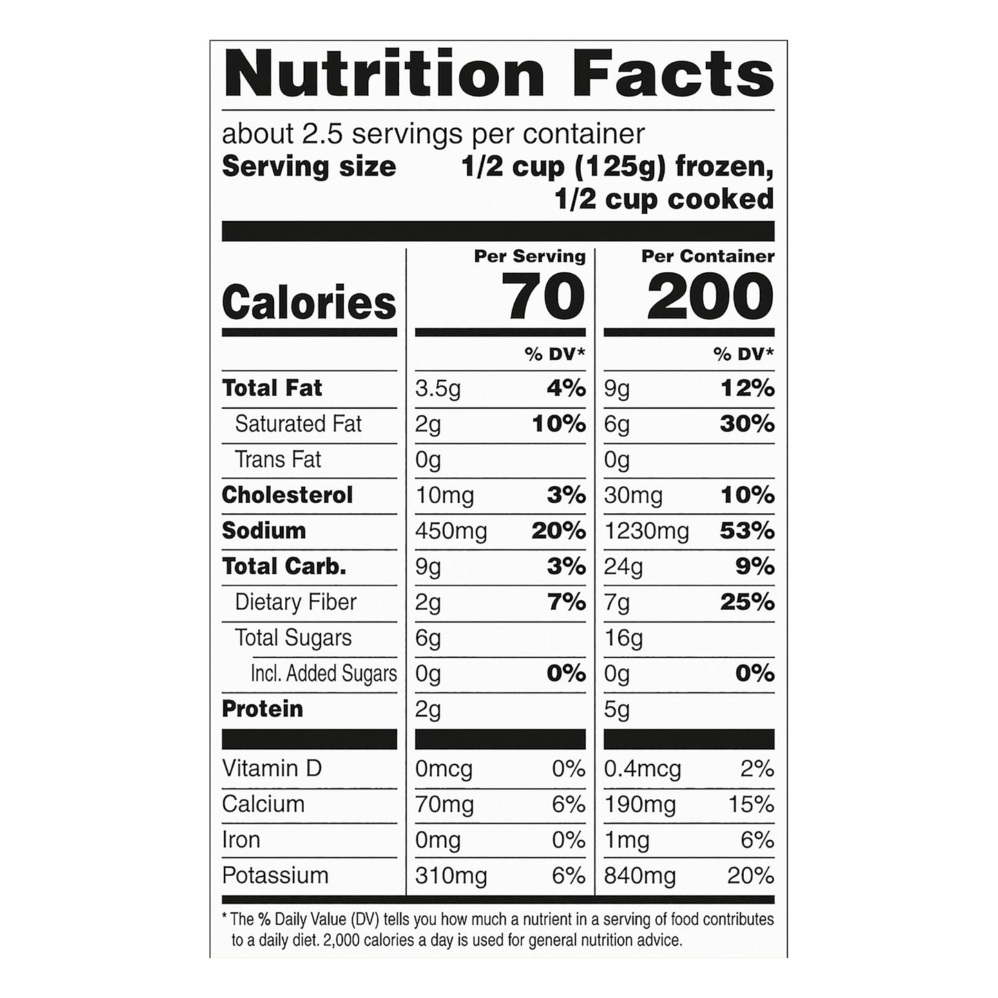 Birds Eye Sour Cream & Chives Mashed Cauliflower 12 oz