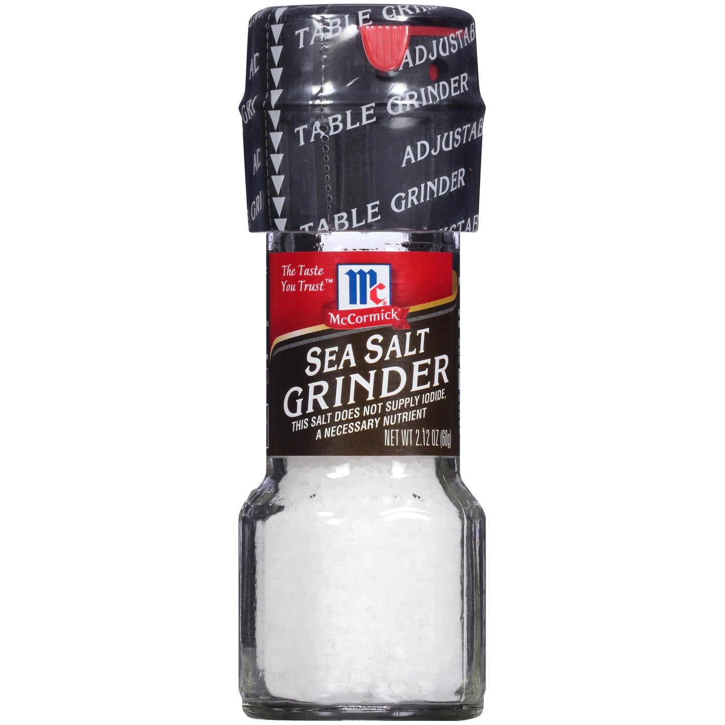 McCormick® Sea Salt Grinder, 2.12 oz
