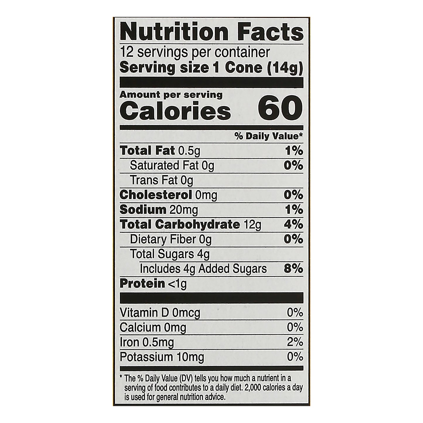 Keebler Waffle Cones 12 ea