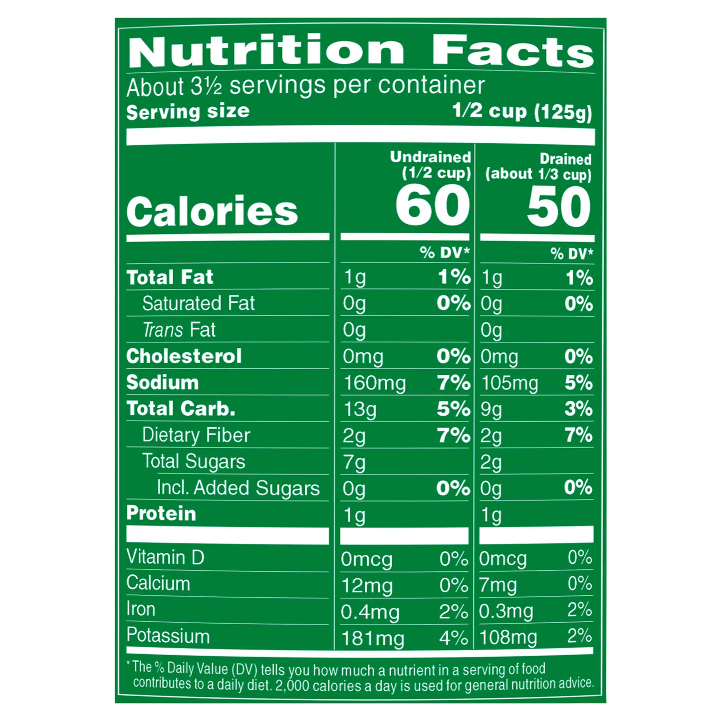 Del Monte Fresh Cut 50% Less Sodium Whole Kernel Corn 15.25 oz Can