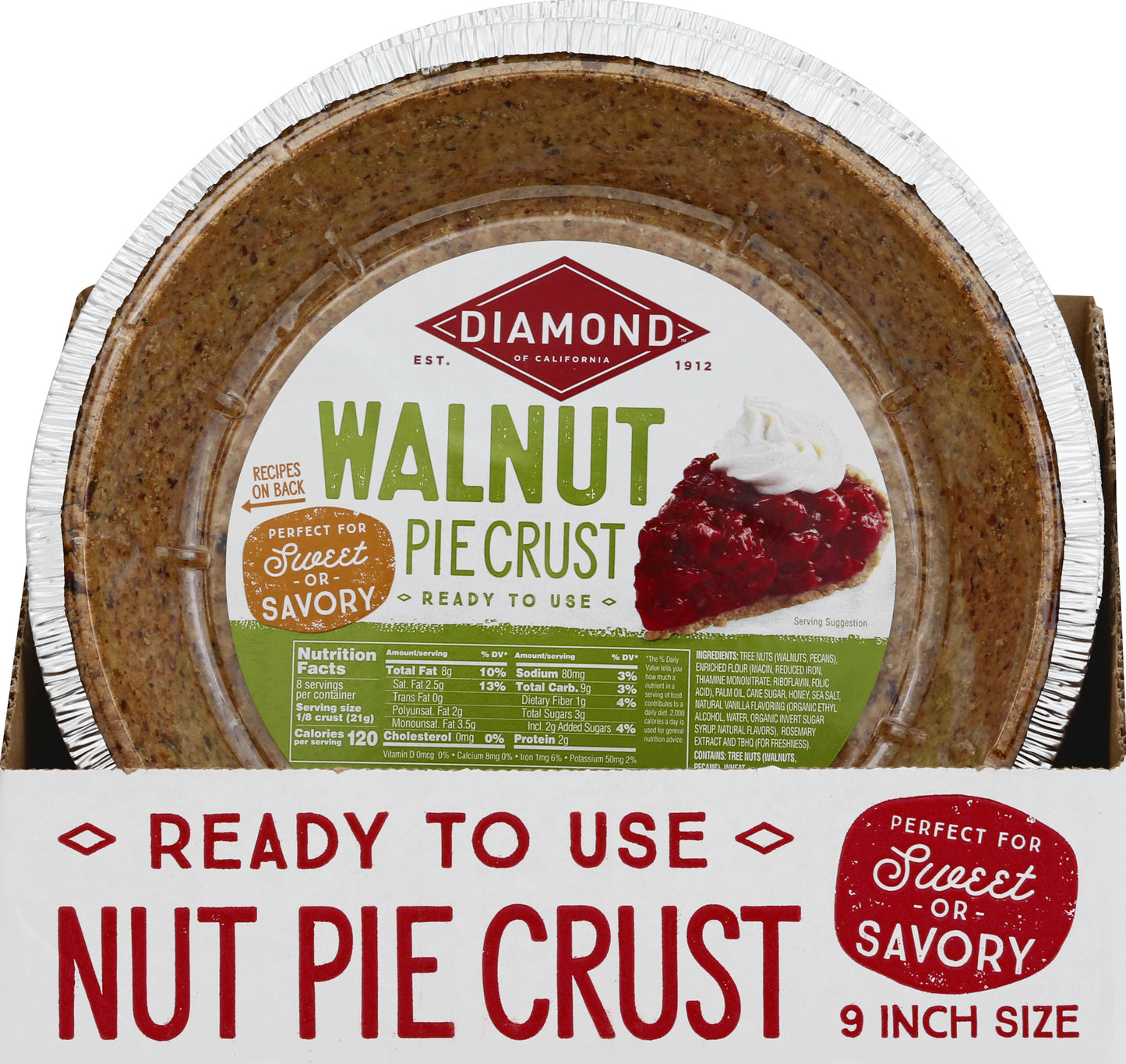 Diamond of California Piecrust 1 ea