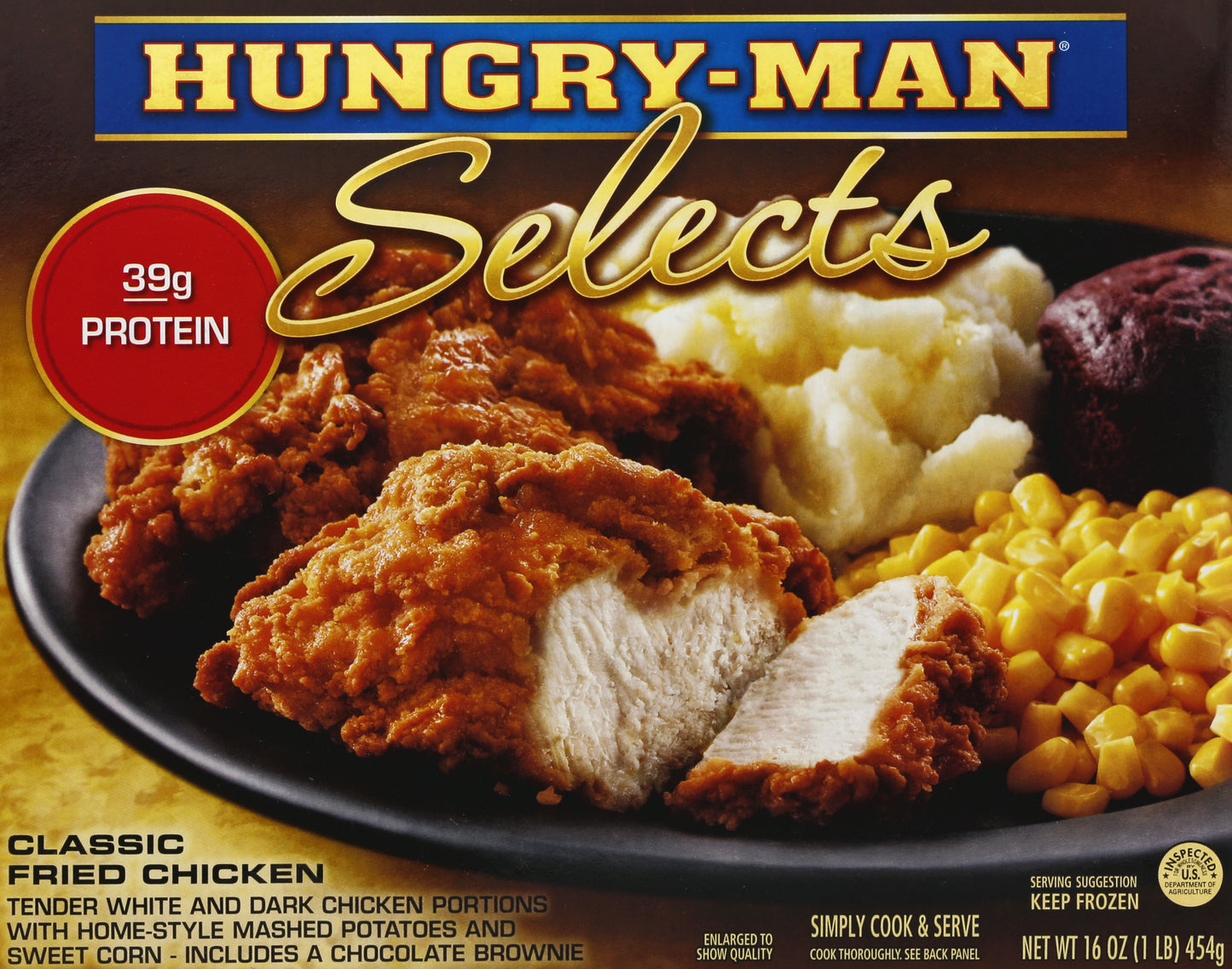 Hungry-Man Classic Fried Chicken 16 oz