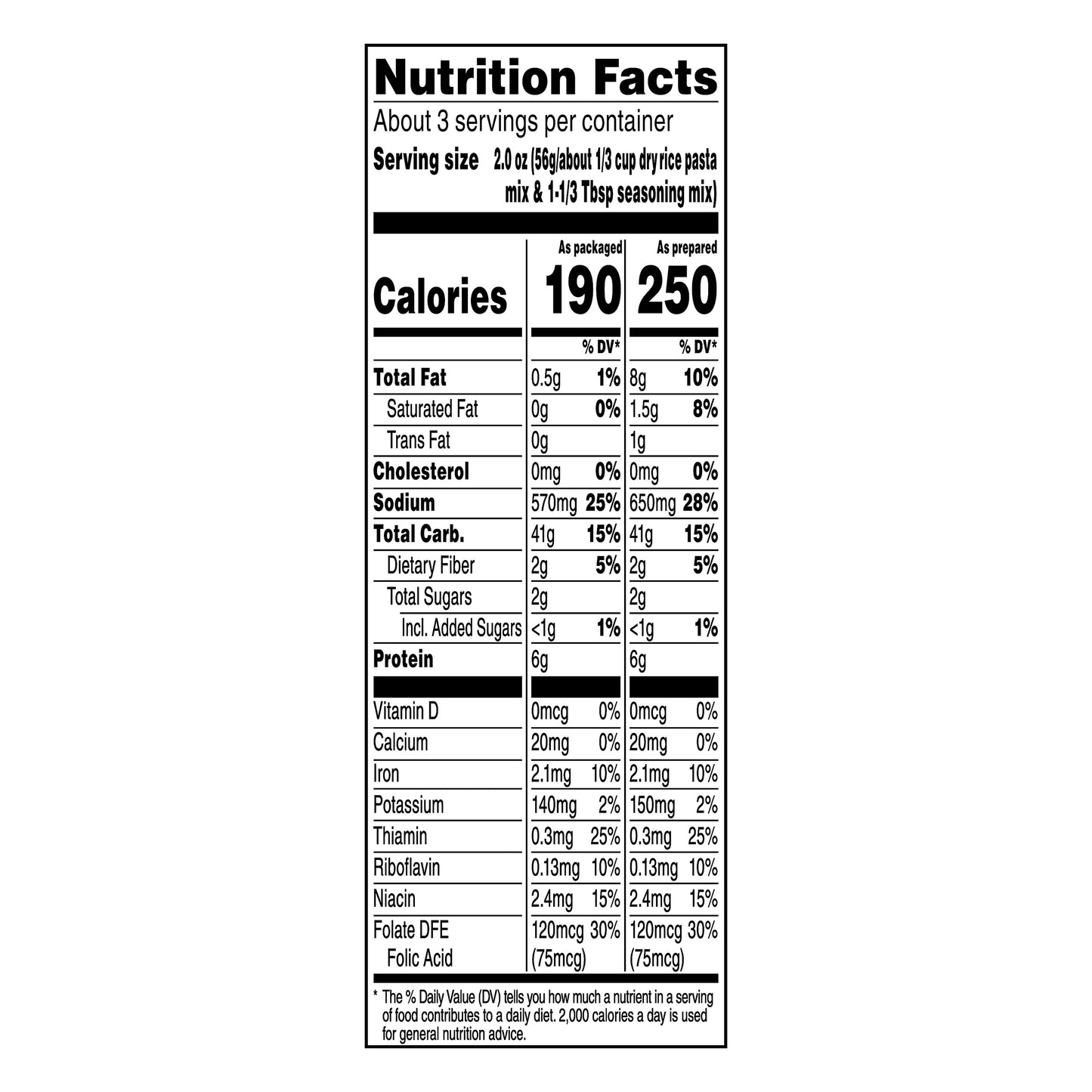 Rice A Roni Mexican Style Food Mix 6.4 oz