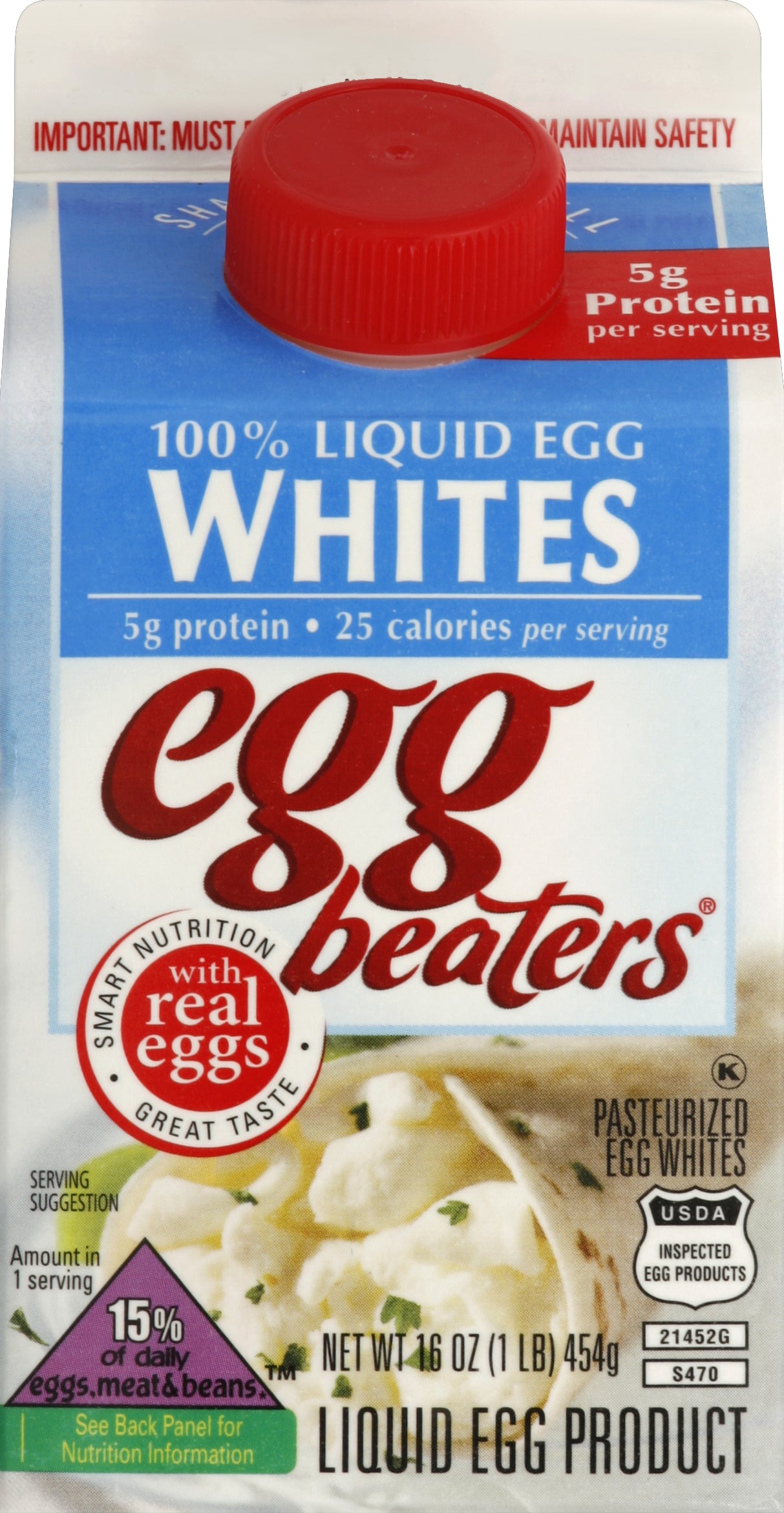 Egg Beaters Egg Whites 16 oz