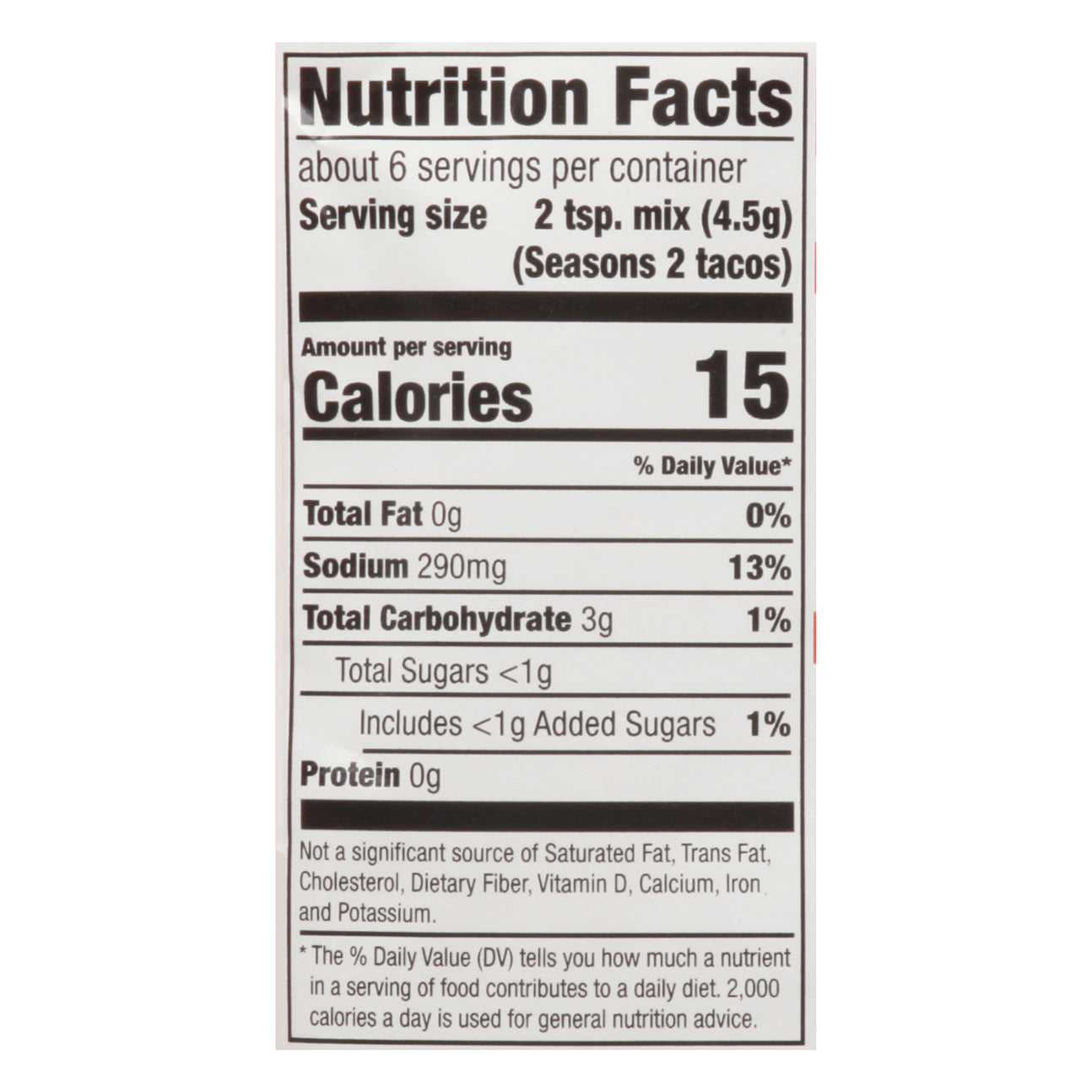 Mccormick Chicken Taco Seasoning Mix 1 oz Envelope