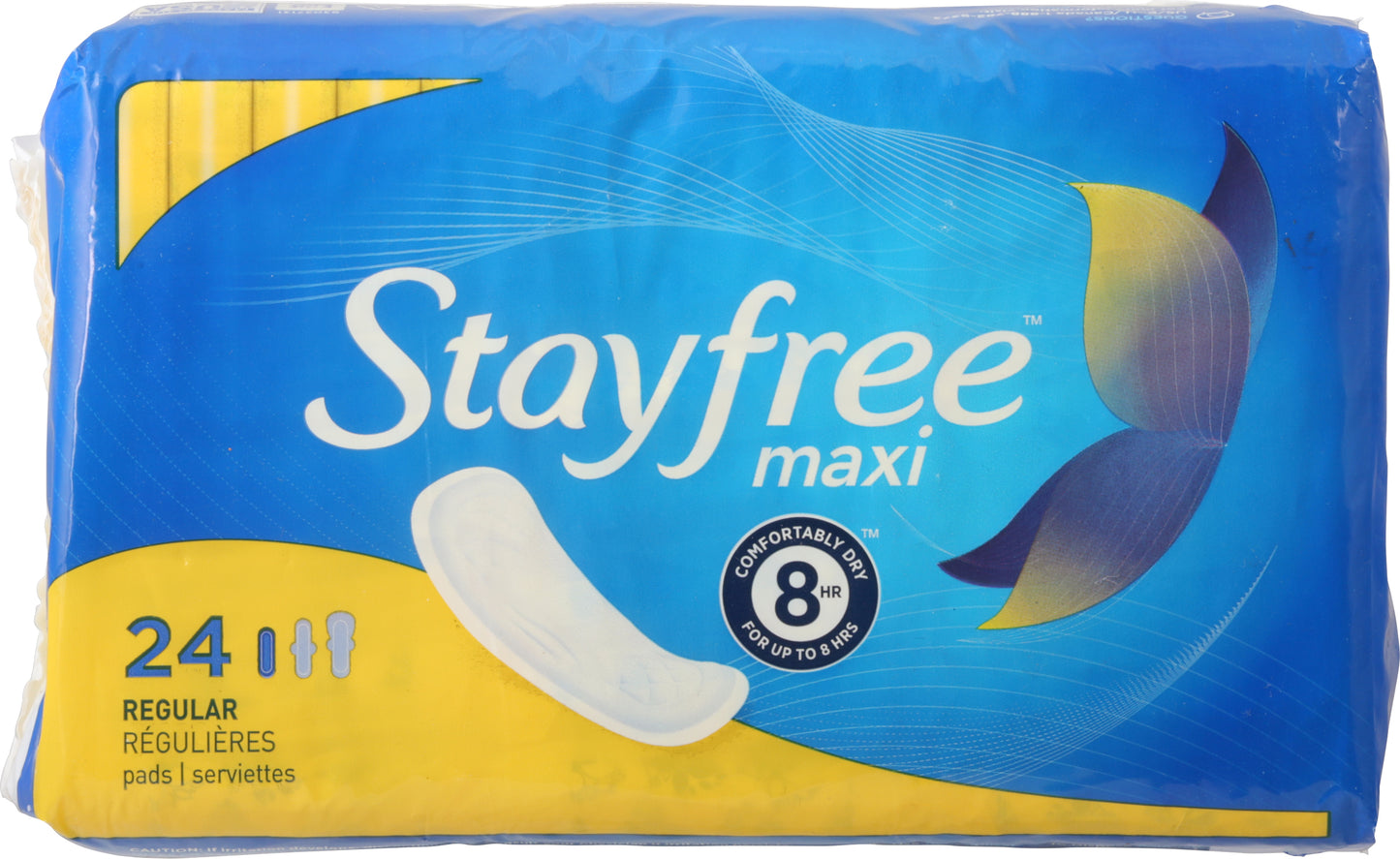 Stayfree Maxi Regular Pads 24 ea