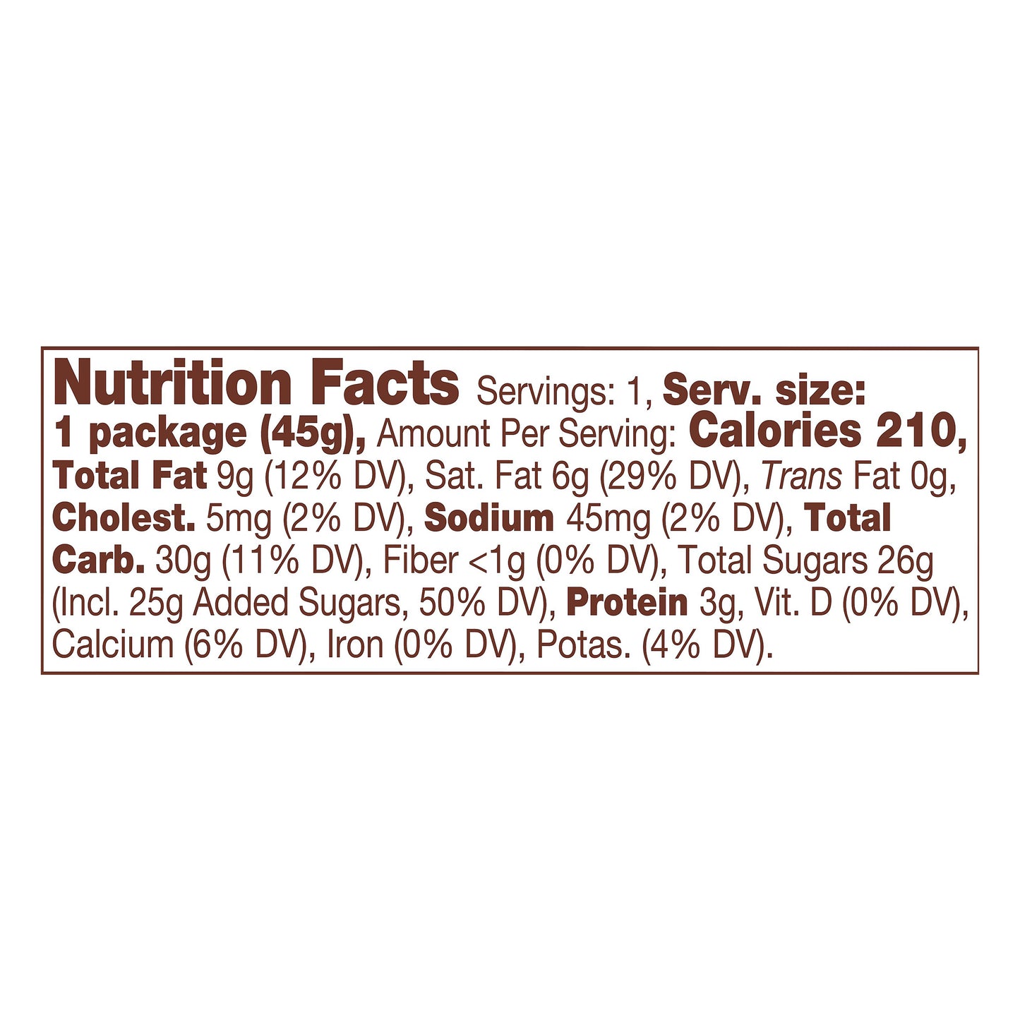 Cadbury Caramello 1.6 oz