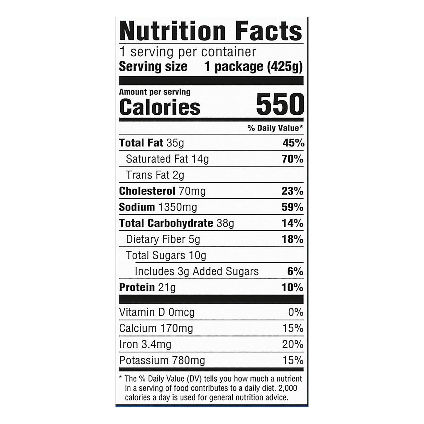 Hungry-Man Grilled Beef Patty 15 oz