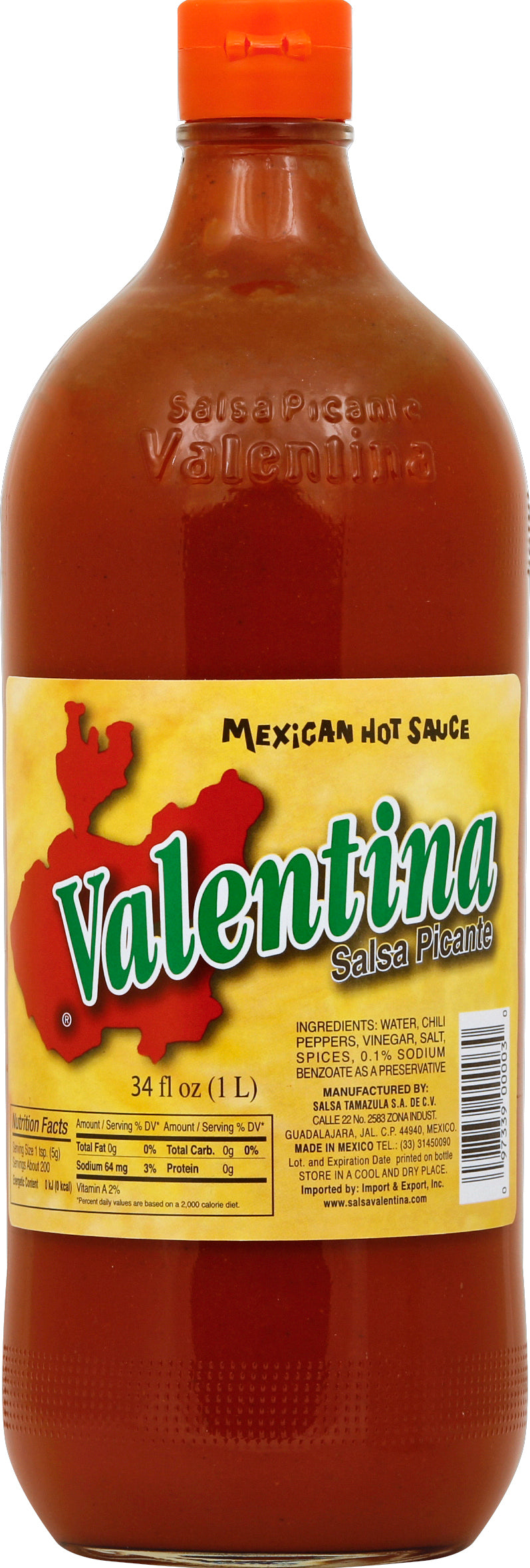 Valentina Hot Sauce 34 oz