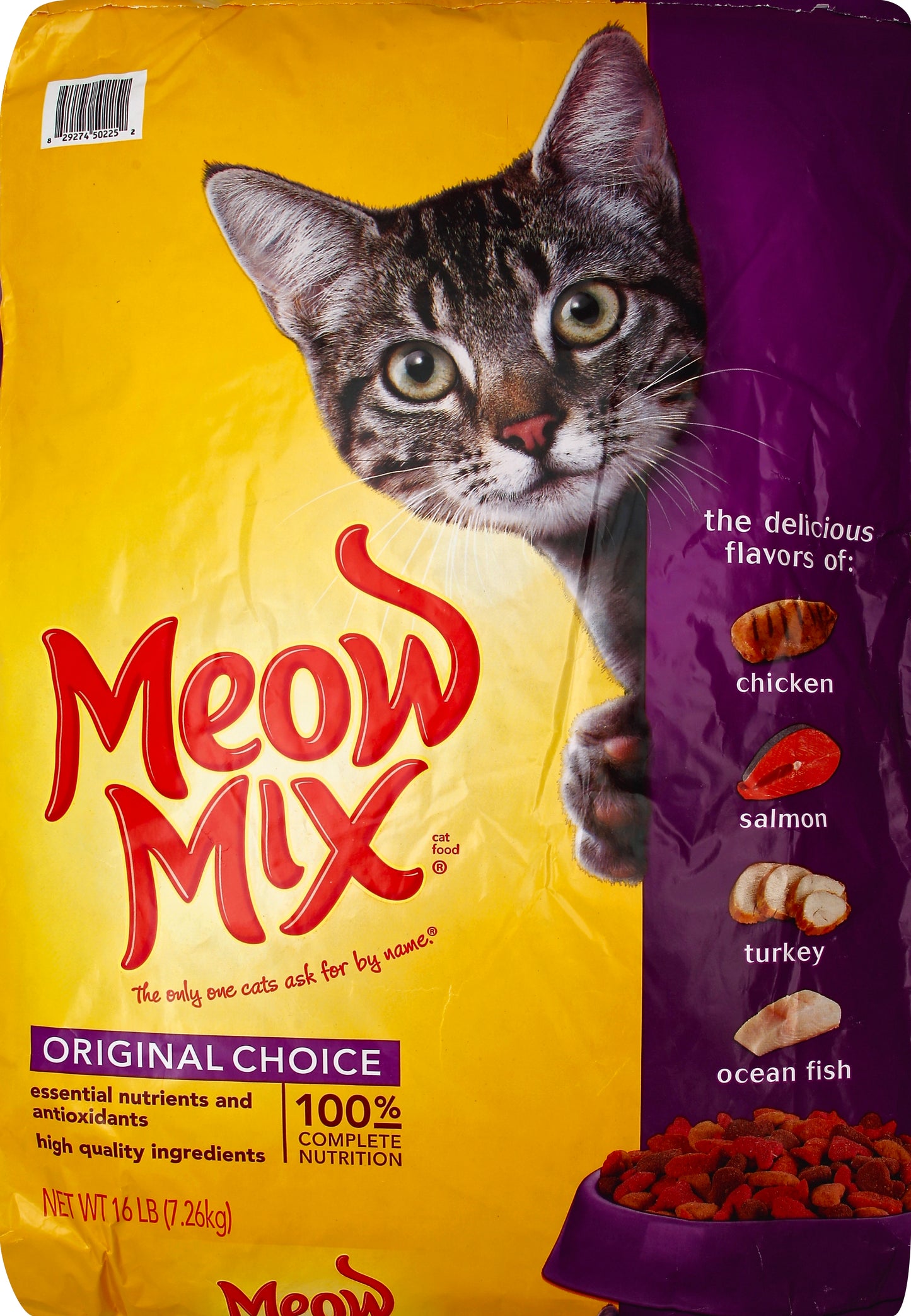 Meow Mix Cat Food 16 lb