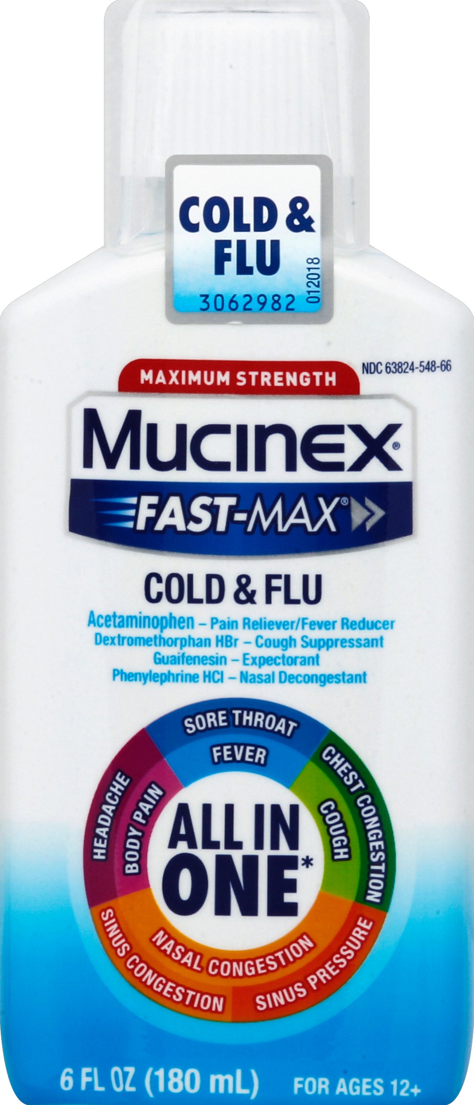 Mucinex Cold & Flu 6 oz