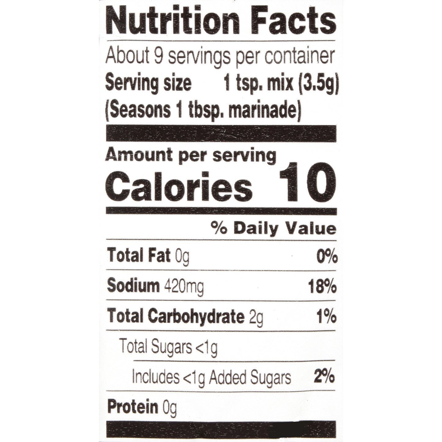 McCormick® Grill Mates® Mesquite Marinade Mix 1.06 oz. Packet