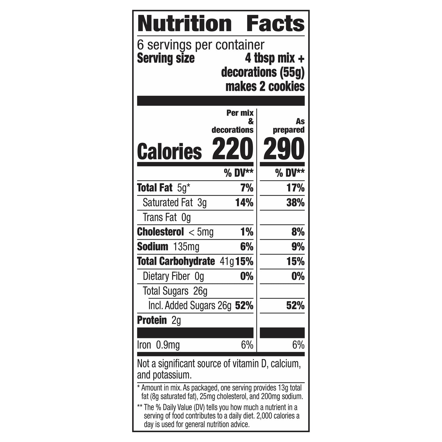 Betty Crocker Ready to Bake Rainbow Cookie Kit, 11.6 oz, 12 ct