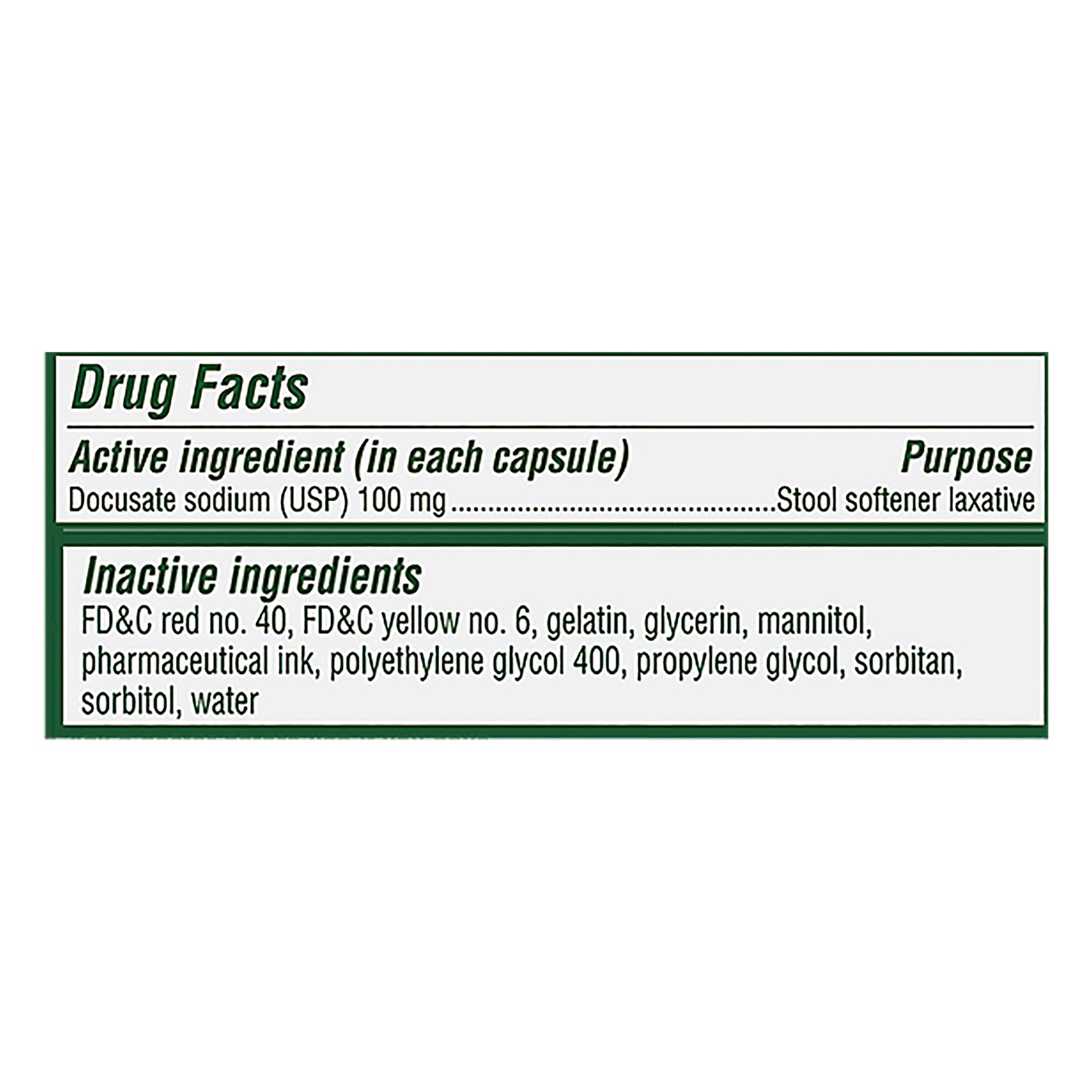 Dulcolax Liquid Gels Stimulant-Free Stool Softener 25 ea