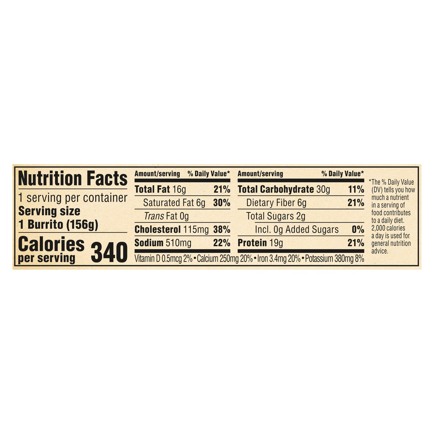 Sweet Earth Protein Lovers Breakfast Burrito Film 5.5 oz
