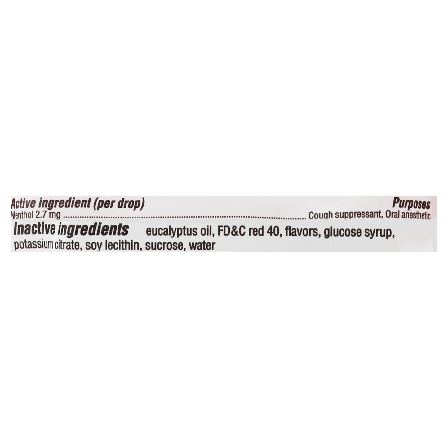 Halls Relief Strawberry Flavor Cough Suppressant/Oral Anesthetic 30 ea