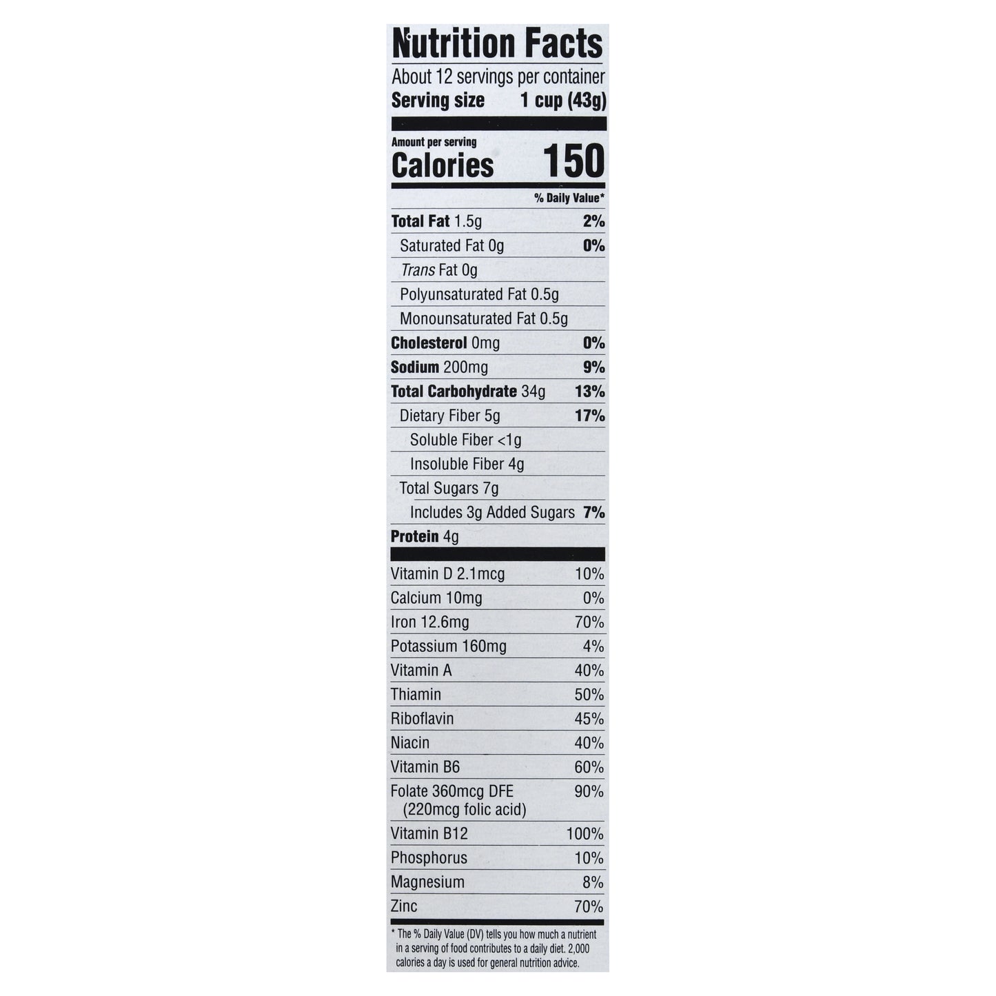 Grape Nuts Flakes Cereal 18 oz
