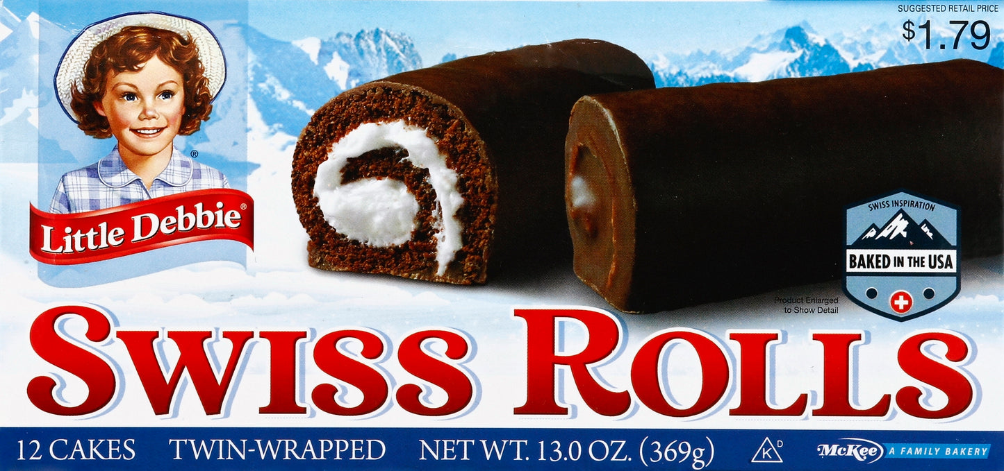 Little Debbie Swiss Rolls 12 ea