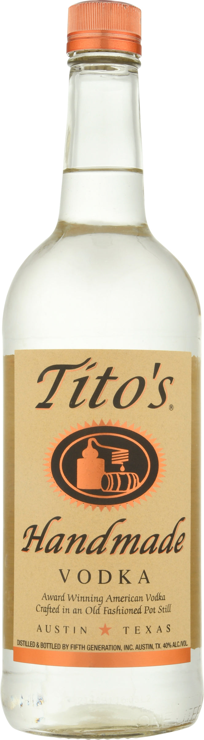 Tito's Handmade Vodka 1 lt Bottle