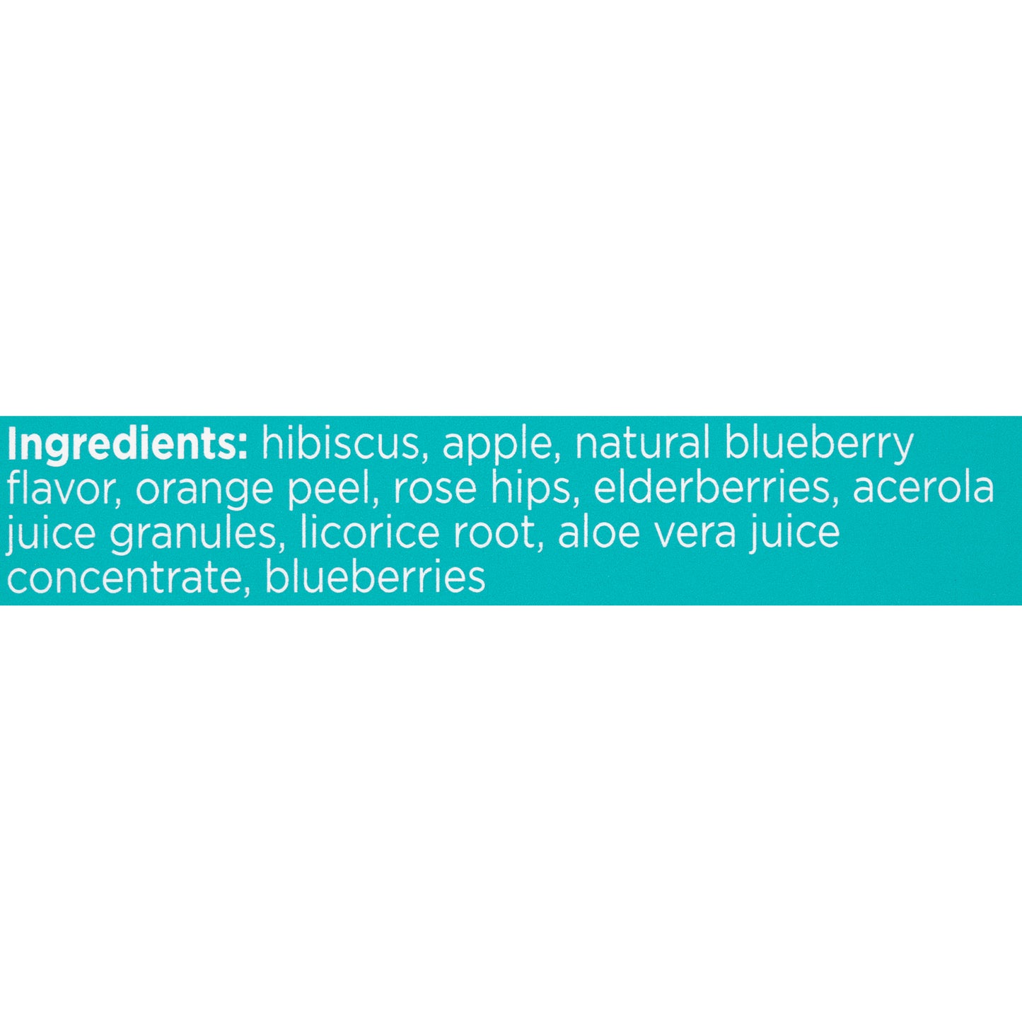 Bigelow® Benefits Blueberry & Aloe Herbal Tea 18 ct Tea Bags 1.31 oz. Box