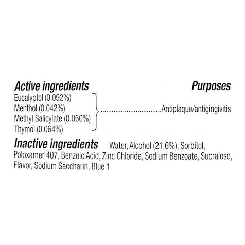 Listerine Ultraclean Antiseptic Mouthwash, Tartar, Arctic Mint, 500 mL