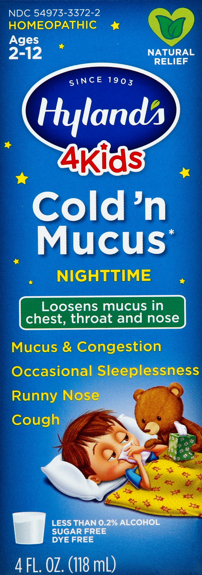 Hyland's Cold 'n Mucus 4 oz