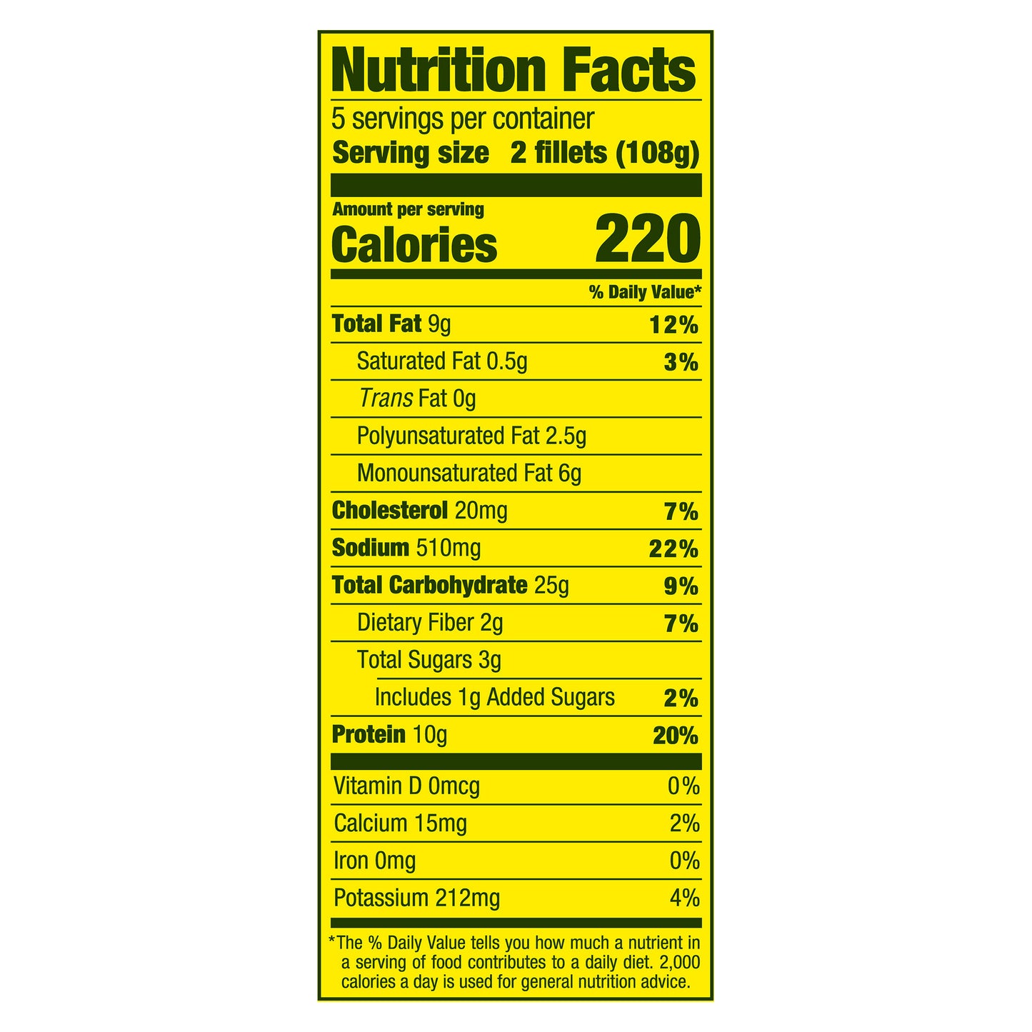 Gorton's Crunchy Breaded Fish Fillets 10 ea