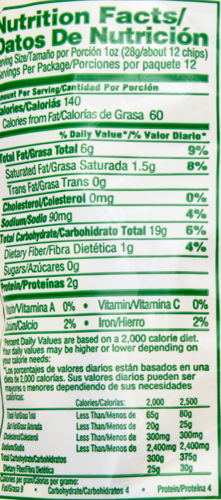 Calidad Tortilla Chips 12 oz