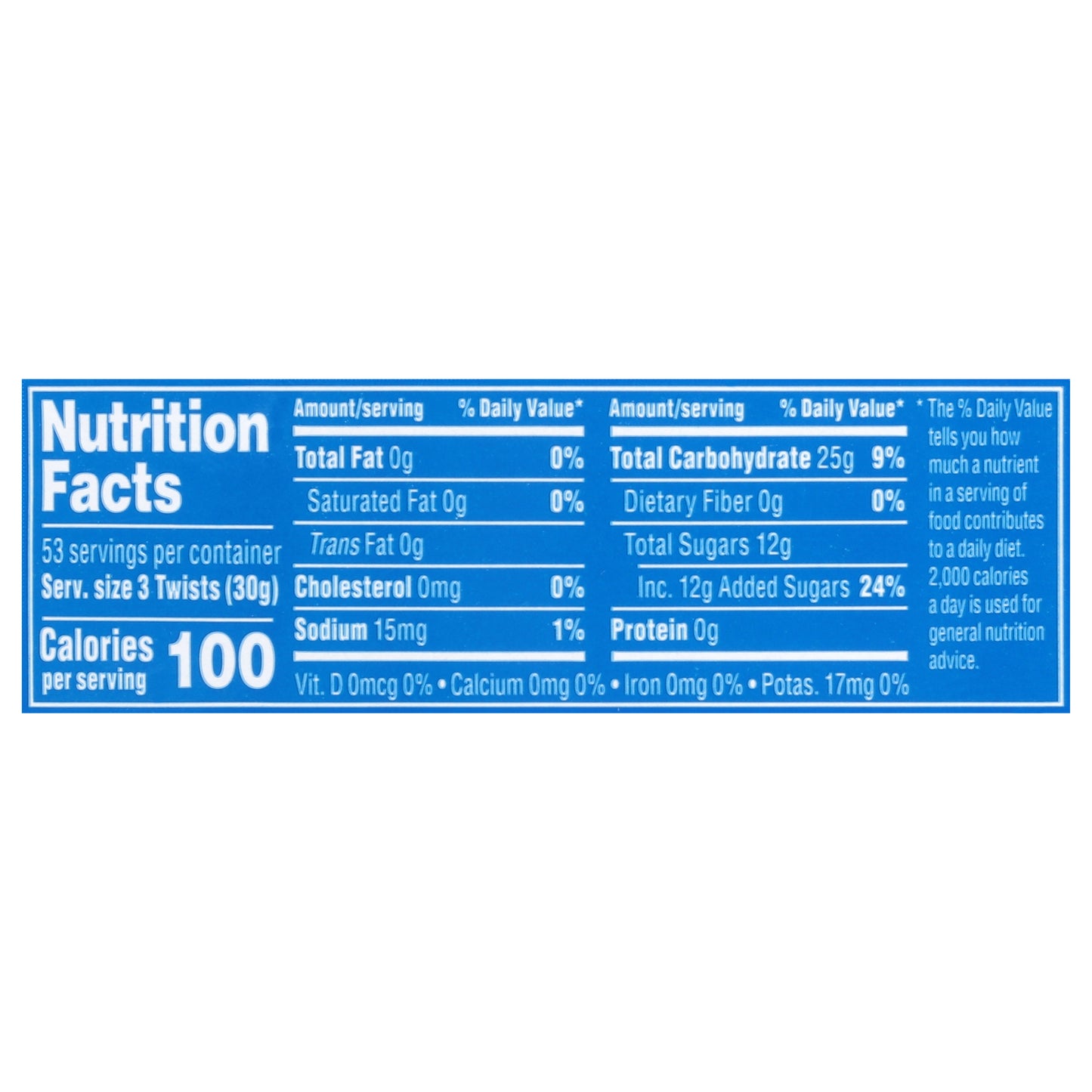 Red Vines Twists Original Red Candy 3.5 lb