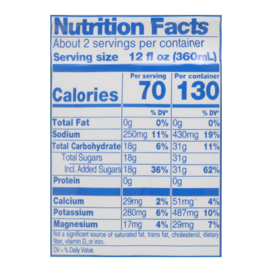 Electrolit Premium Hydration Coconut Electrolyte Beverage 21 fl oz Bottle