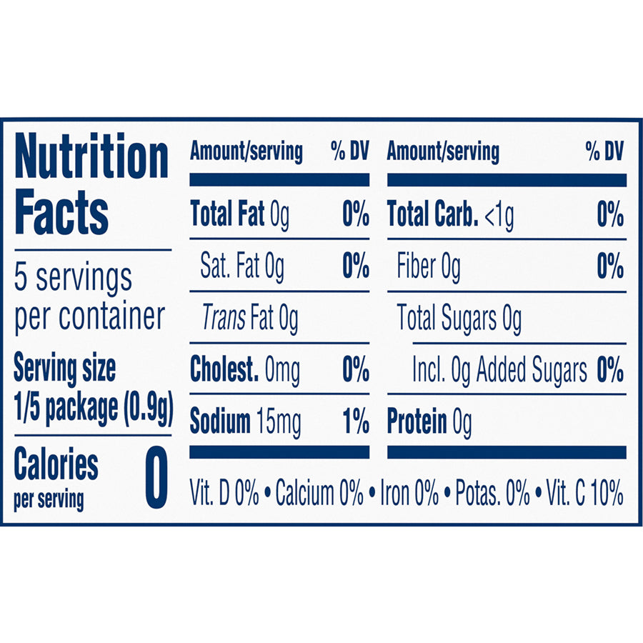 Kool-Aid Unsweetened Orange Powdered Drink Mix, Caffeine Free, 0.15 oz Packet