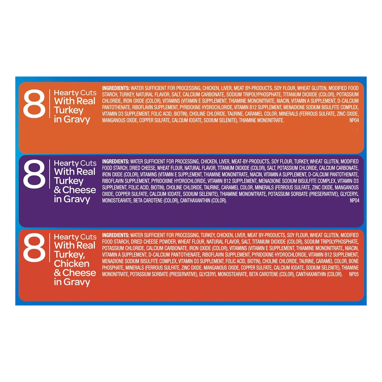 9Lives Turkey Favorites Wet Cat Food Variety Pack, 5.5-Ounce Cans (Pack of 24)