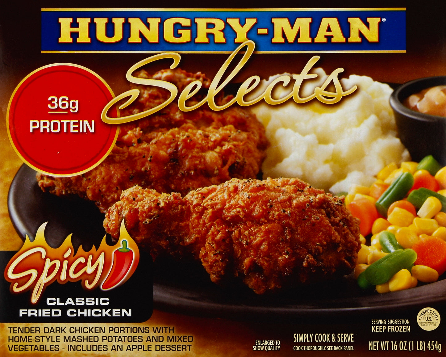 Hungry-Man Classic Fried Chicken 16 oz