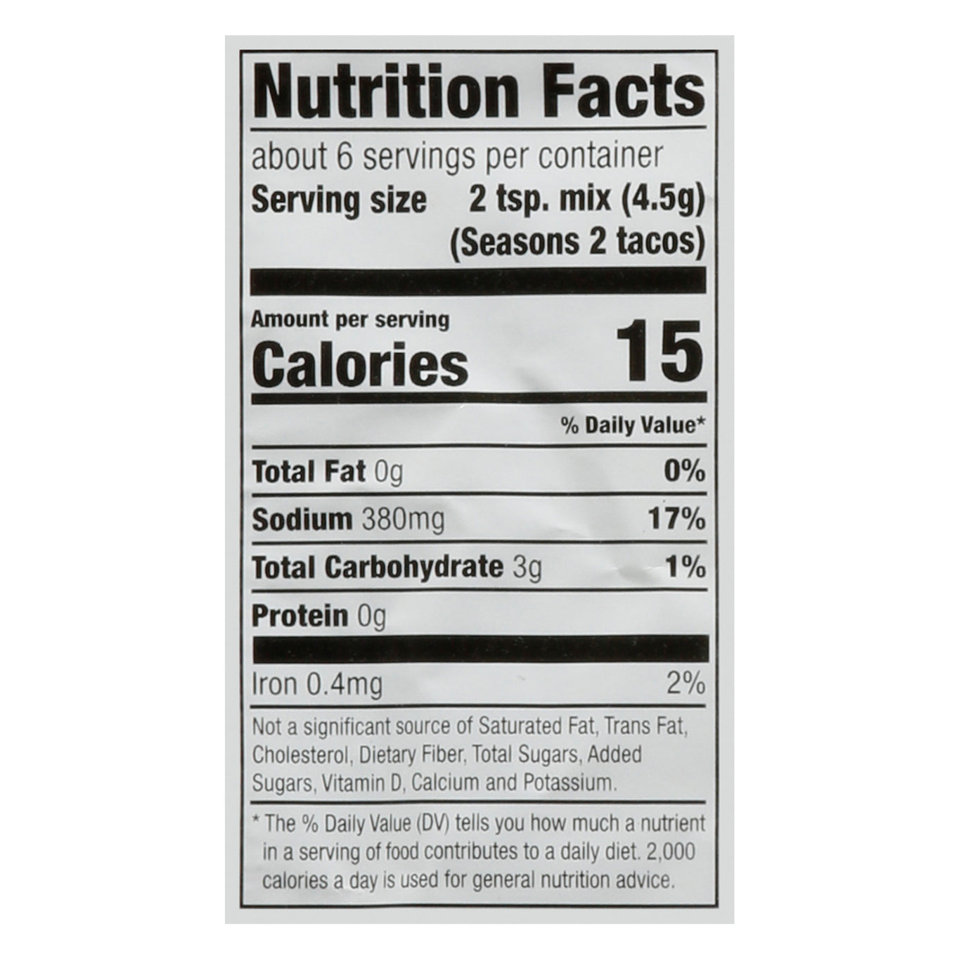 McCormick Taco Original Seasoning Mix 1 oz