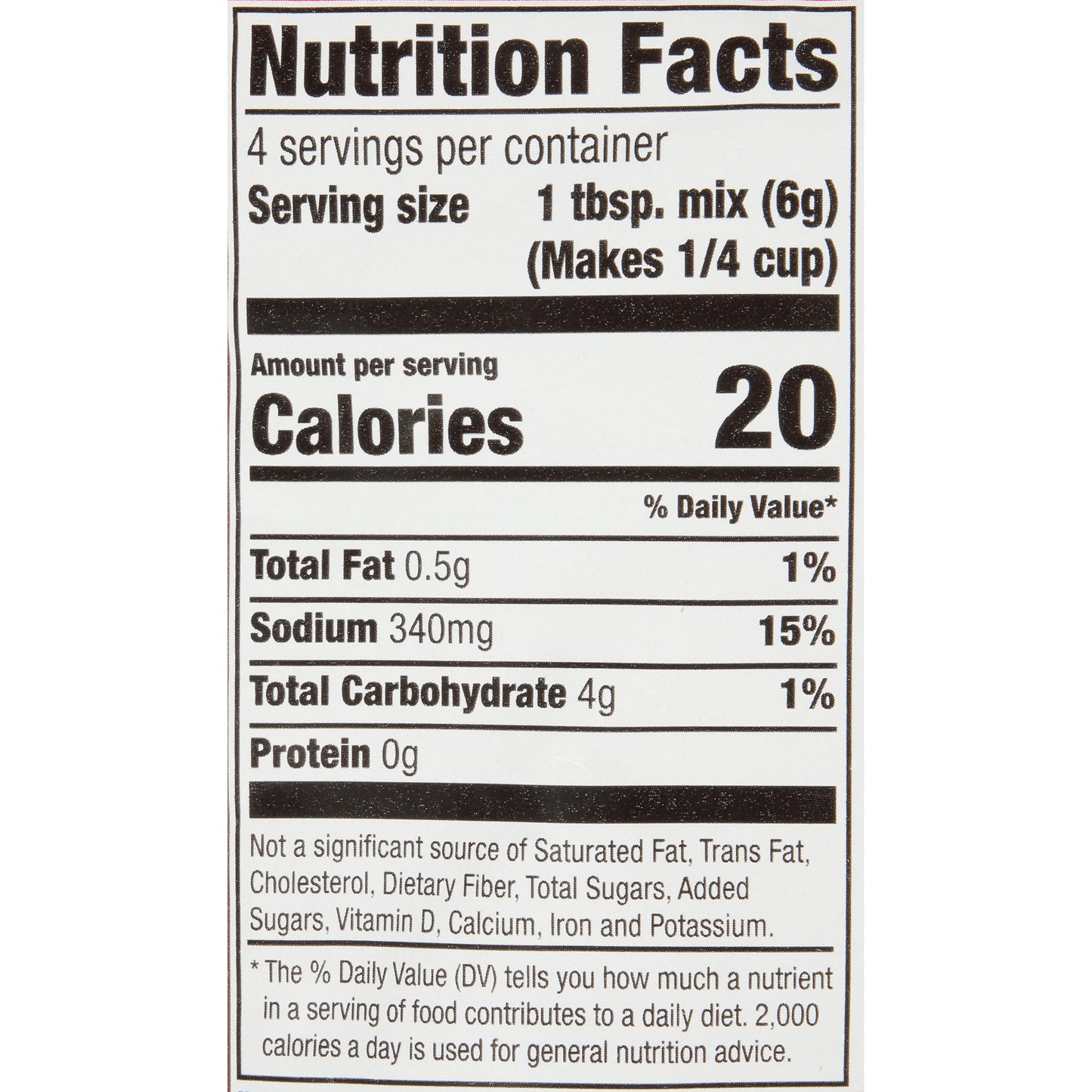 McCormick® Brown Gravy Mix 0.87 oz. Packet
