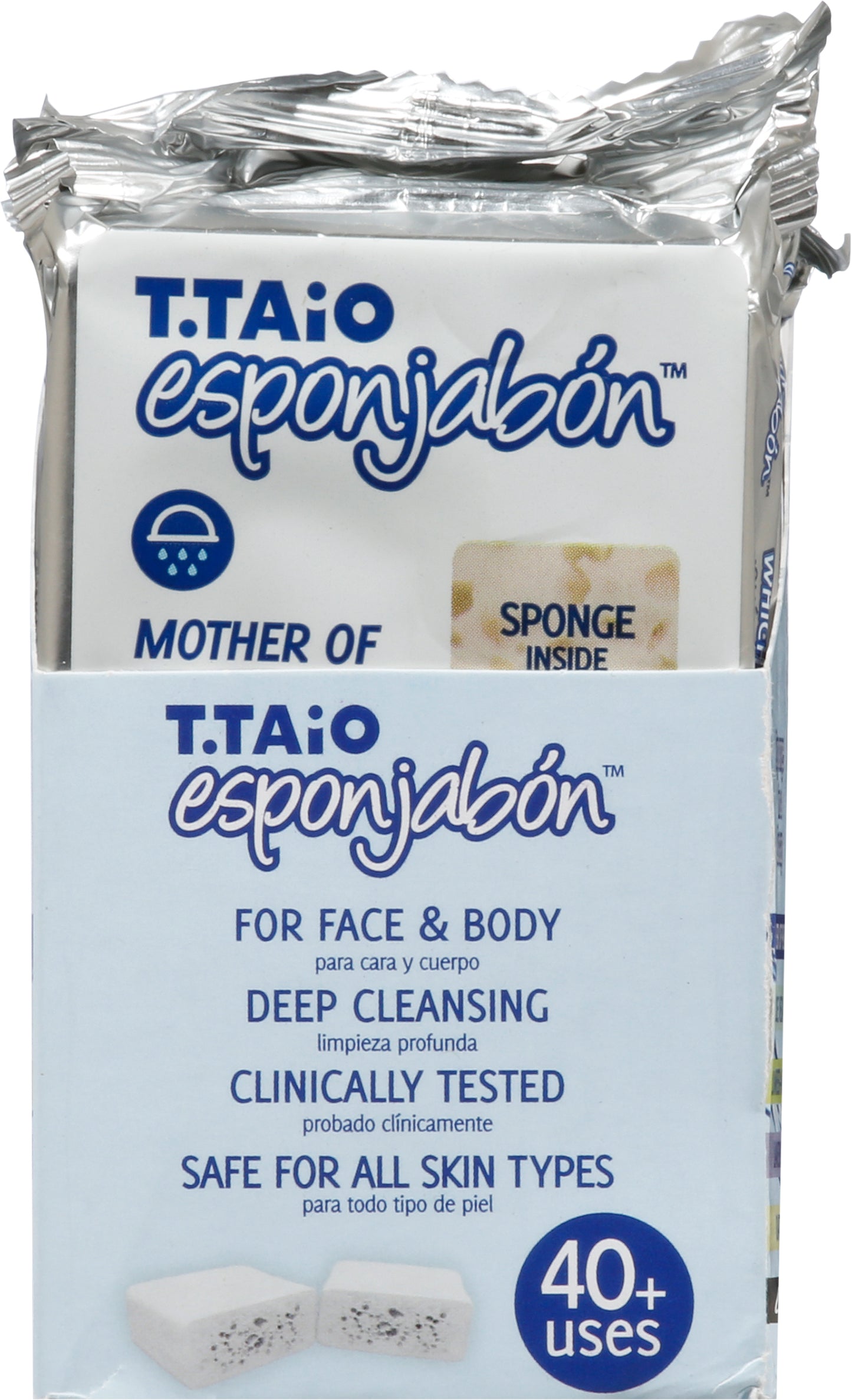 T Taio Esponjabon 2 in 1 Multifunctional Soap Sponge 1 ea
