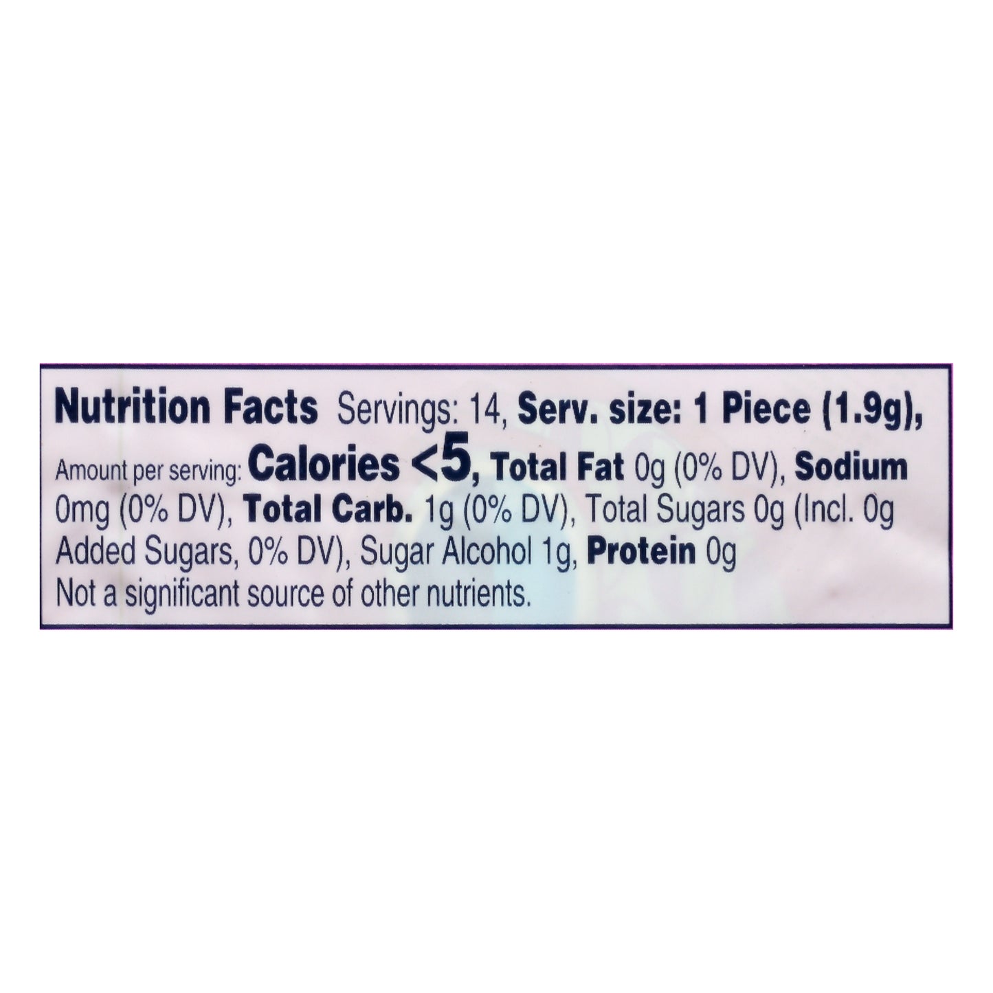 Orbit Sugarfree Bubblemint Gum 14 ea