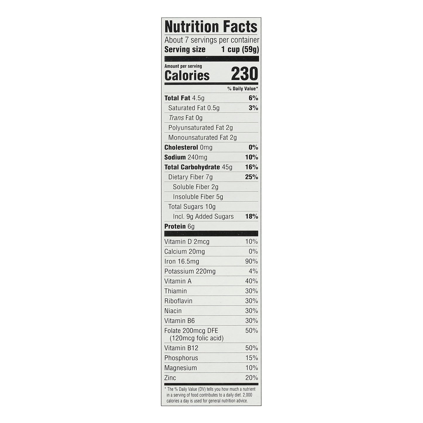 Great Grains Banana Nut Crunch Cereal 15.5 oz
