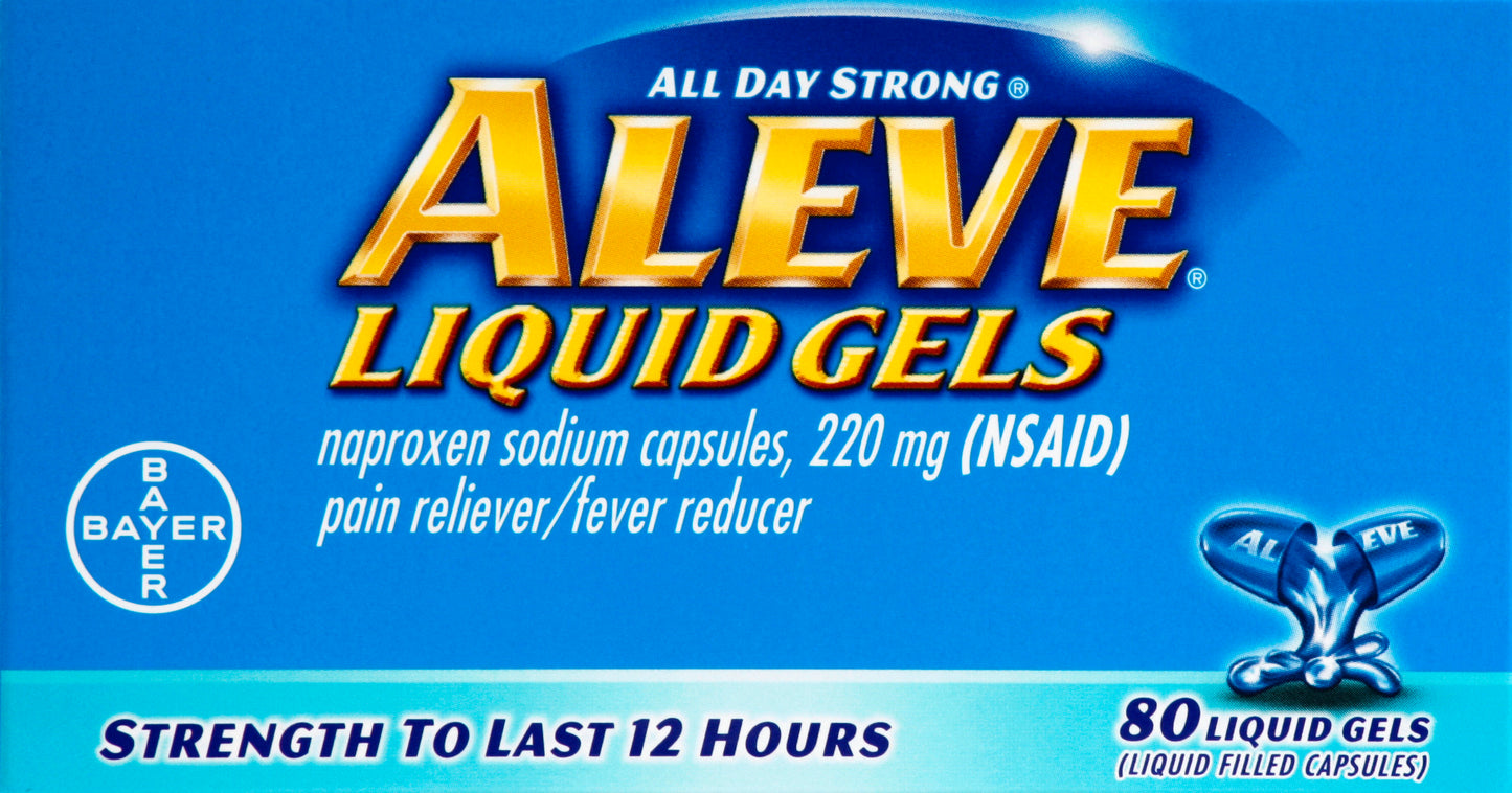 Aleve Pain Reliever/Fever Reducer 80 ea