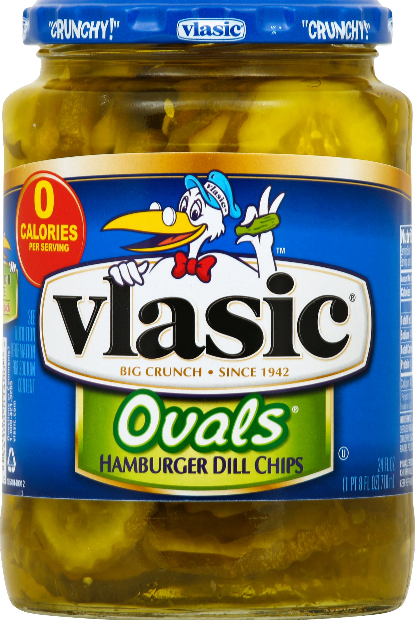 Vlasic Hamburger Dill Chips 24 oz