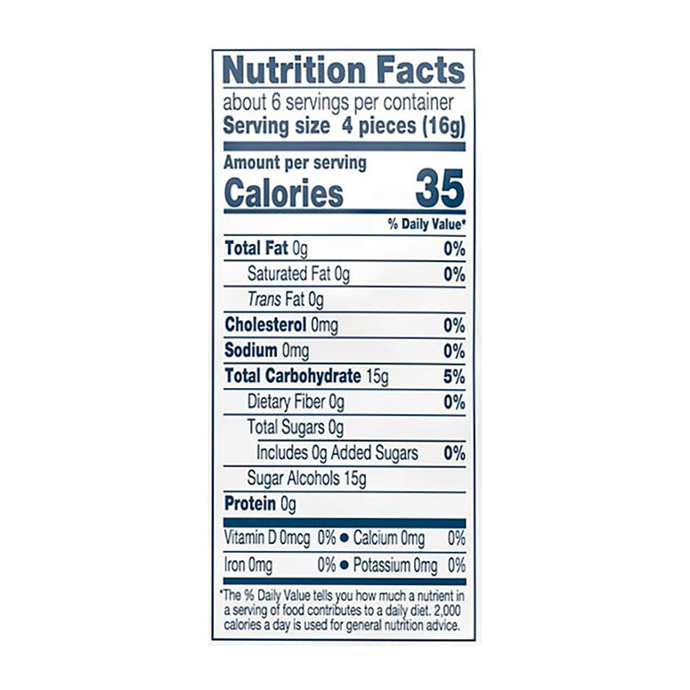 JOLLY RANCHER Zero Sugar Assorted Fruit Flavored Hard Candy, Individually Wrapped, 3.6 oz, Bag