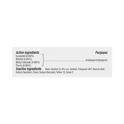Listerine Freshburst Antiseptic Bad Breath Mouthwash, Spearmint, 1 L