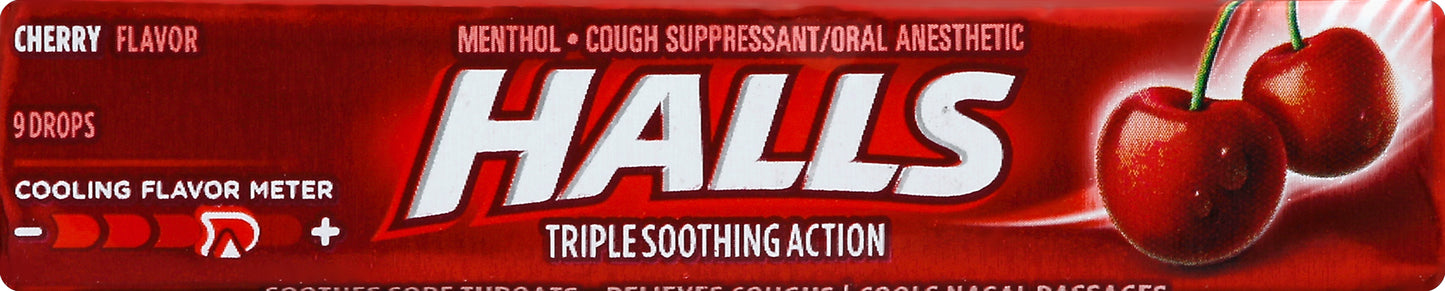 Halls Cough Suppressant/Oral Anesthetic 9 ea