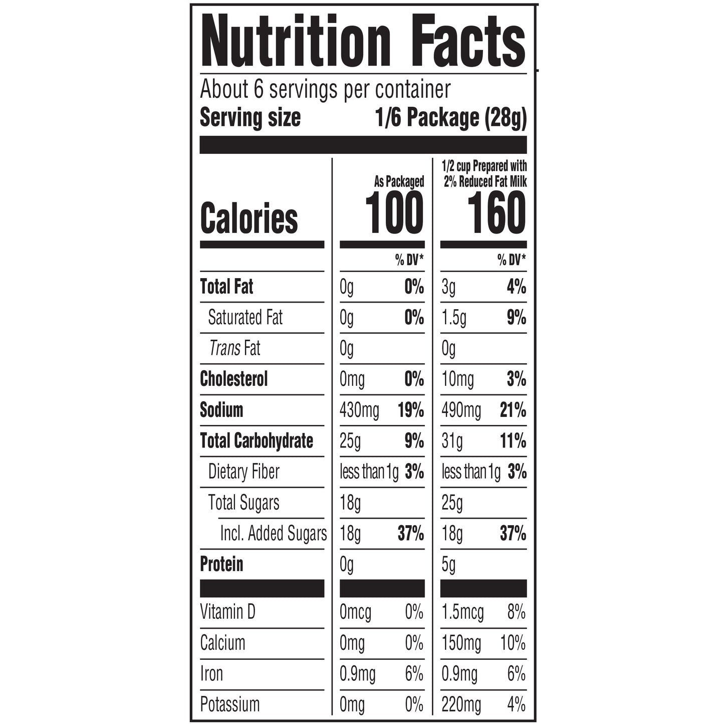 Jell-O Chocolate Instant Pudding Mix, 5.9 oz Box