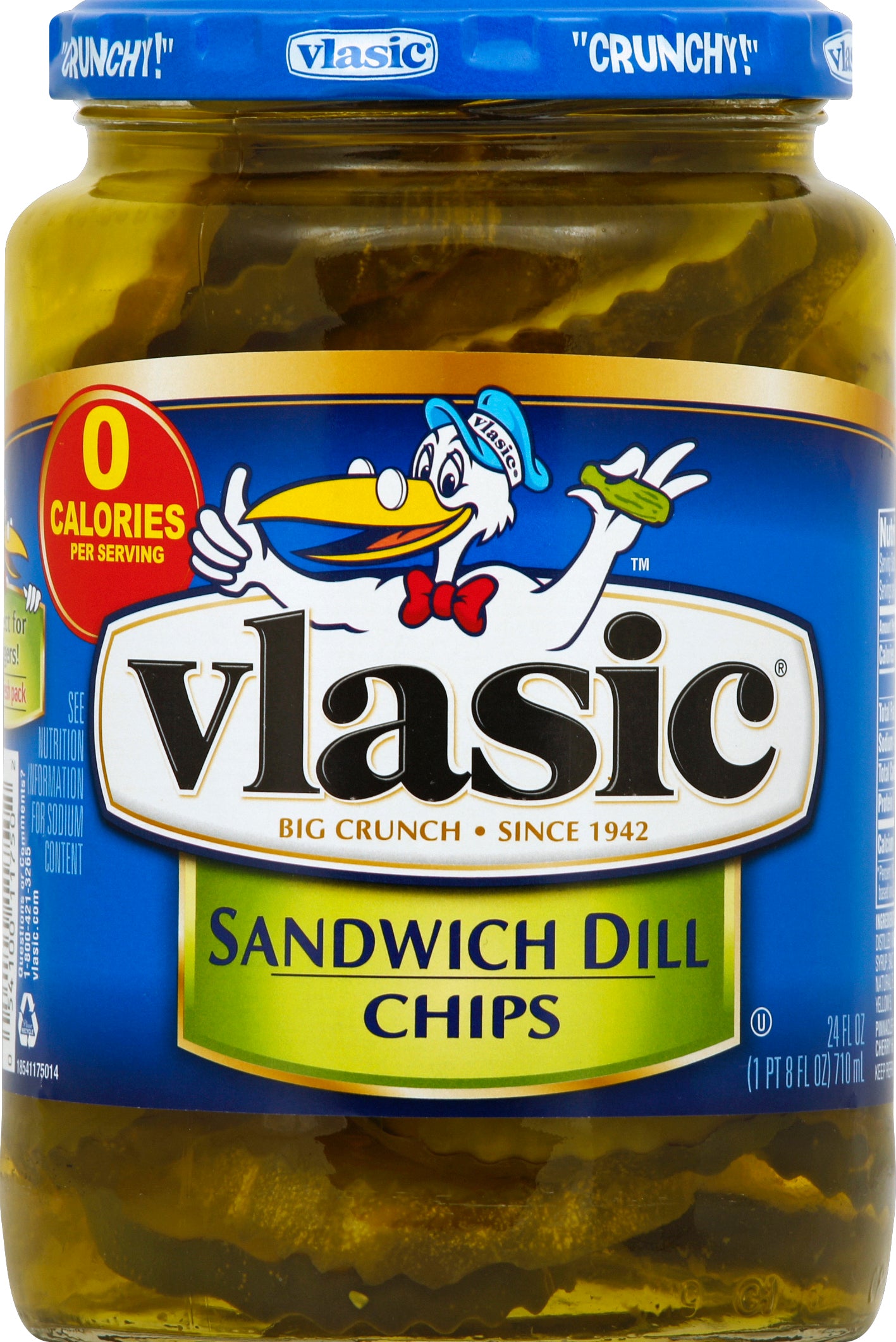 Vlasic Sandwich Dill 24 oz