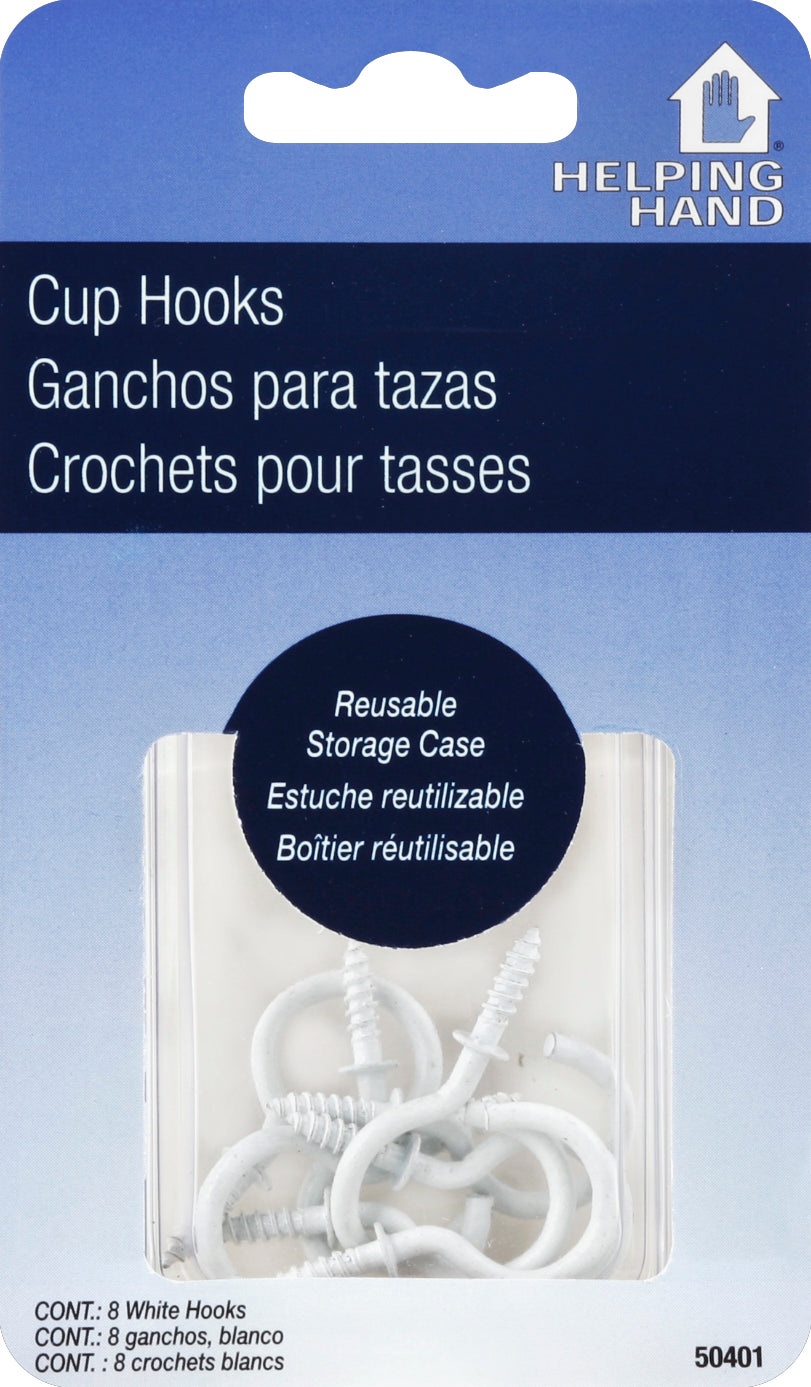 Helping Hand Cup Hooks 8 ea